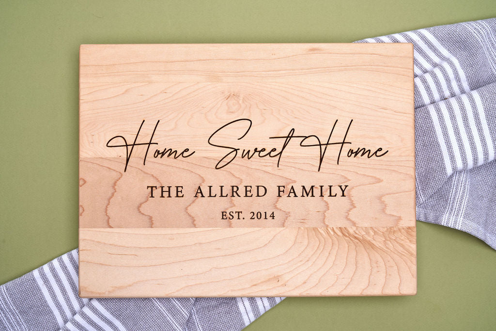 Engrave a Name & Move-In Year ('Home Sweet Home')